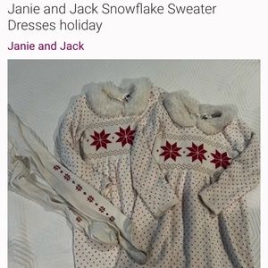 Janie and Jack Size 5 with tights